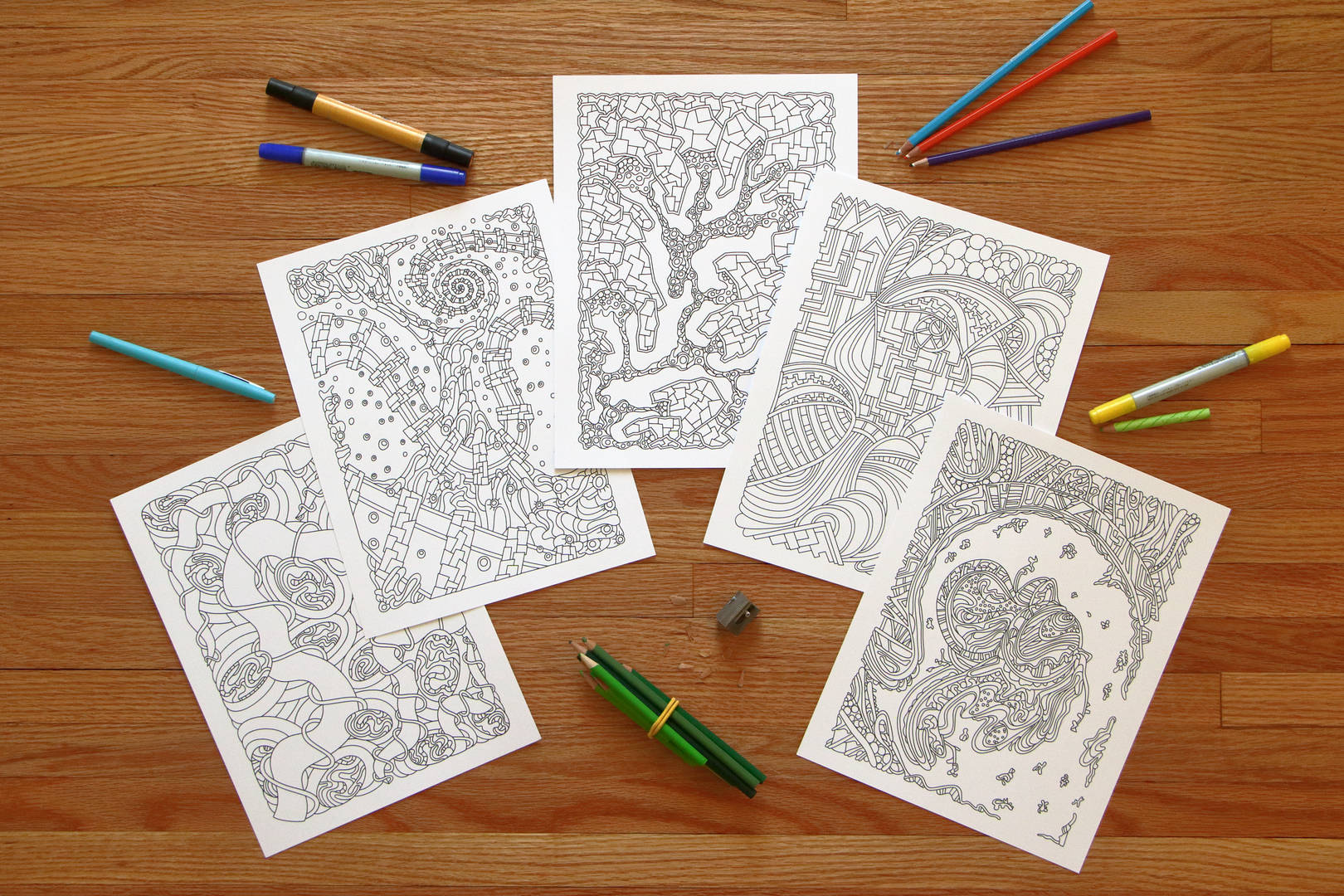 Wandering 50 Printable Coloring Pages